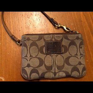 Coach wristlet